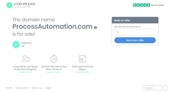 Desktop Screenshot of processautomation.com